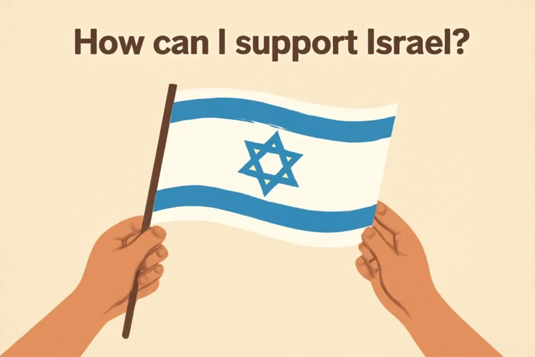 how can i support israel
