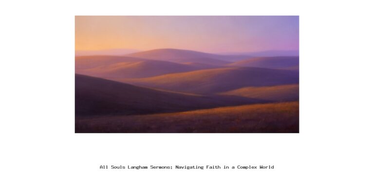 All Souls Langham Sermons: Navigating Faith in a Complex World