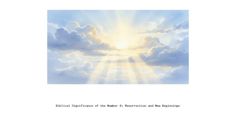 Biblical Significance of the Number 8: Resurrection and New Beginnings