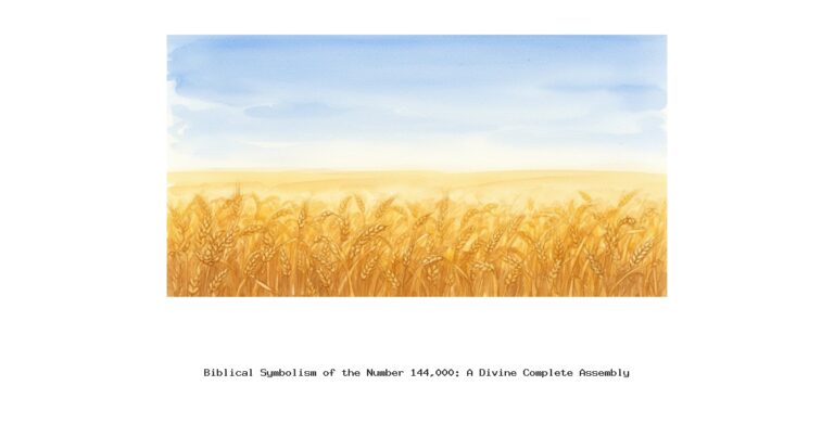 Biblical Symbolism of the Number 144,000: A Divine Complete Assembly