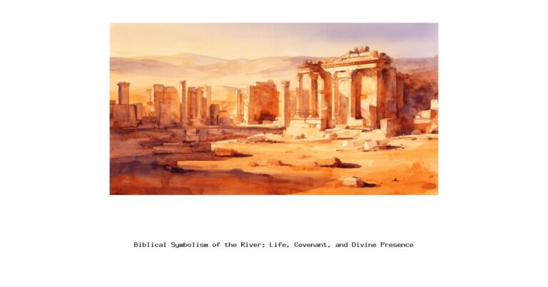 Biblical Symbolism of the River: Life, Covenant, and Divine Presence