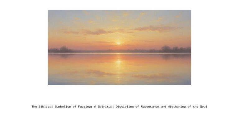 The Biblical Symbolism of Fasting: A Spiritual Discipline of Repentance and Widthening of the Soul